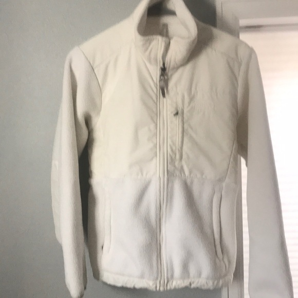 White Northface Denali Jacket Size Small - Picture 2 of 6